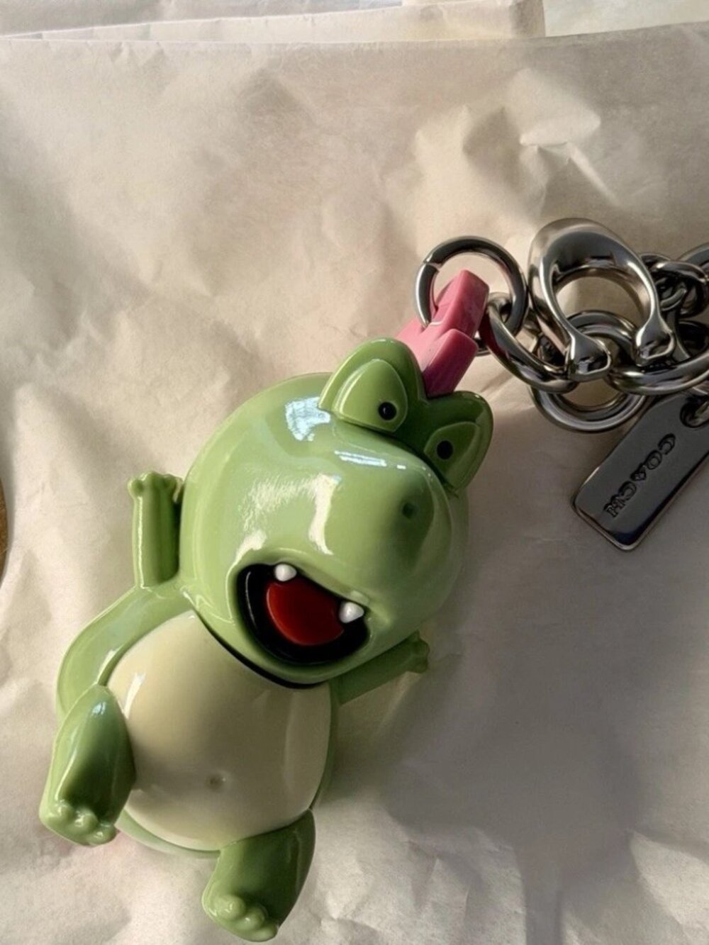 Coach | Brain Dead Vinyl Darby Dino Bag Charm